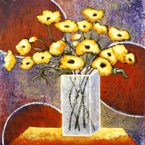 Flowers in Vase by Gunadi - Original Art and Great Prices