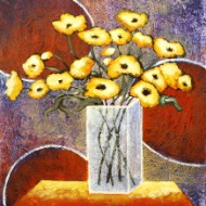 Flowers in Vase by Gunadi - Original Art and Great Prices