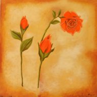 Red Rose by Rina - Excellent Art for your Wall