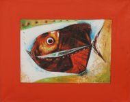 Fish Supper by Dukuh - Excellent Art for your Wall