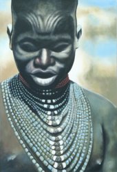 Warrior Chief by Monika Lee - Excellent Art for your Wall