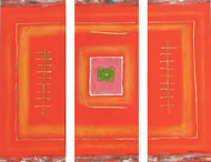 Triple Fire Zone by RobertD. is an original painting for sale.