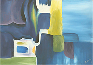Blue Dreams by Yudis is an original painting for sale.