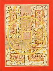 Golden Orb by Gusti is an original painting for sale.