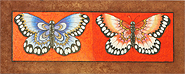 Butterfly Pair by Komang is an original painting for sale.