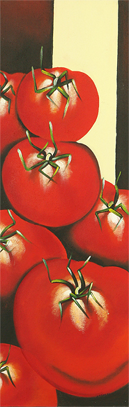 Tomato Feast by Pastika is an original painting for sale.