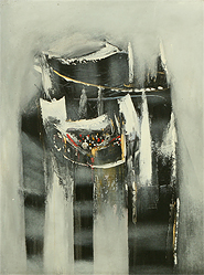 Monochrome Mountain by Sadiana is an original painting for sale.