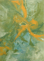 Fiesta Masquerade by Sadiana is an original painting for sale.