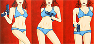 Bikini Shot by Kd Sudarma is a painting that will work with a modern interior design