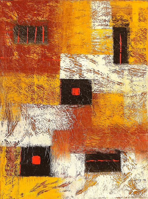 Sadiana Abstract 256 by Sadiana is a painting that will work with a modern interior design