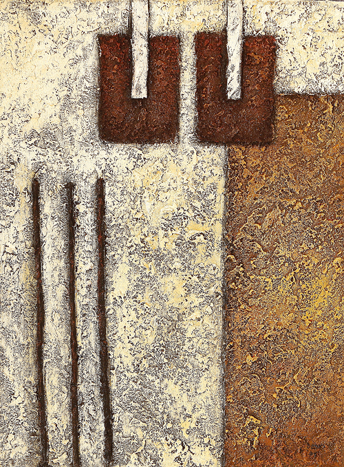 Dust Settled by Sadiana is a painting that will work with a modern interior design