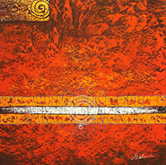 Rustic by Muliarta is a painting that will work with a modern interior design