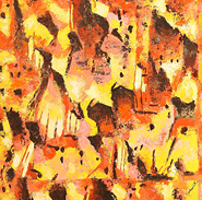 Falling Leaves by Sukendra is a painting that will work with a modern interior design