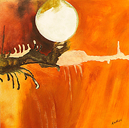 Sun Rise by Kathex is a painting that will work with a modern interior design