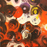 Roses by Giding is a painting that will work with a modern interior design