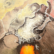 Volcano by Eka is a painting that will work with a modern interior design