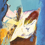 Sea Volcano by Eka is a painting that will work with a modern interior design