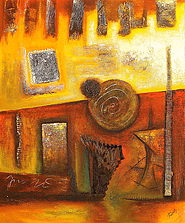 House by Dedy is a painting that will work with a modern interior design