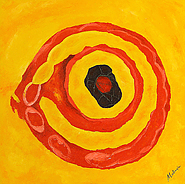 Bullseye by Muliarta is a painting that will work with a modern interior design