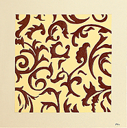 Spring Time Brown by Eka is a painting that will work with a modern interior design
