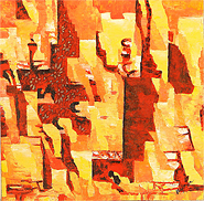Lava 1 by Muliarta is a painting that will work with a modern interior design