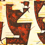 Muliarta Abstract 404 by Muliarta is a painting that will work with a modern interior design