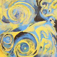 Carnival by Dedy is a painting that will work with a modern interior design