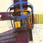 Blue Ring by Dedy is a painting that will work with a modern interior design