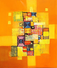Terracotta 2 by Wijaya is a painting that will work with a modern interior design