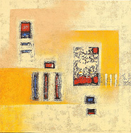 Thoughful by Gunadi is a painting that will work with a modern interior design