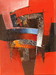 Sumadi Abstract 647 by Sumadi is a painting that will work with a modern interior design