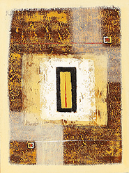 Greek Tiles by Gunadi is a painting that will work with a modern interior design