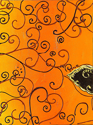 Joyful by Lingga is a painting that will work with a modern interior design
