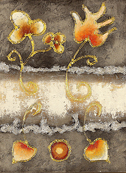 Above Ground 1 by Jaya is a painting that will work with a modern interior design