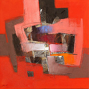 Excitement by Sumadi is a painting that will work with a modern interior design
