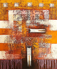 Tarnished by Sadiana is a painting that will work with a modern interior design