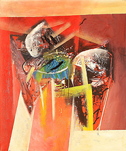 Distemper by Sadiana is a painting that will work with a modern interior design