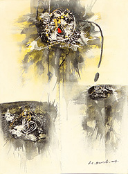 Coal Explosion by Sadiana is a painting that will work with a modern interior design