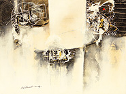 Storm Terror by Sadiana is a painting that will work with a modern interior design