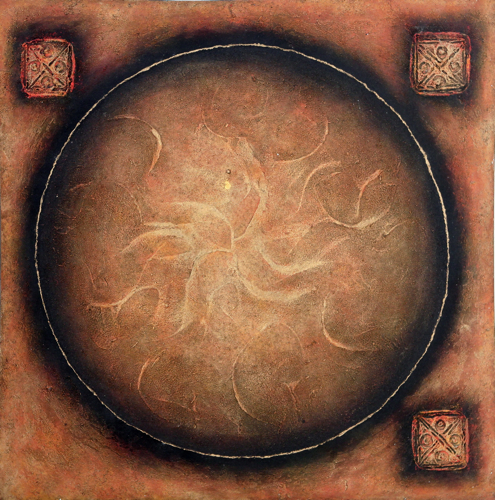 Silver Salver by Wayan Danas Original Fine Art from Ketut Rudi