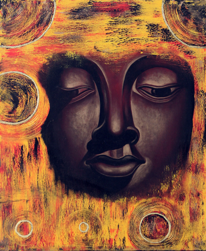 Gautama by Wayan Danas Original Fine Art from Ketut Rudi