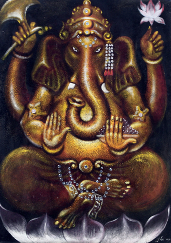 Ganesh by Eko Original Fine Art from Ketut Rudi
