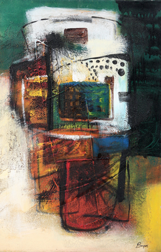 The Cash Desk by Bagus Original Fine Art from Ketut Rudi
