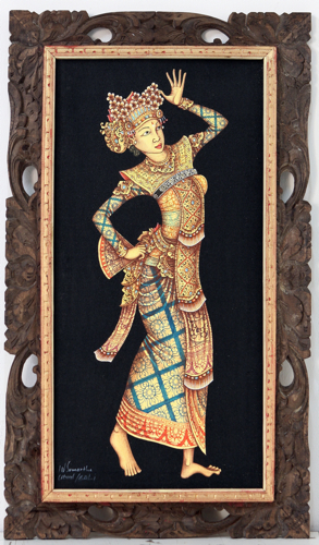 Balinese Dancer - Affirmation by Sumertha Original Fine Art from Ketut Rudi