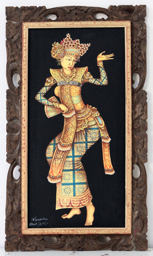 Balinese Dancer - Genesis of the Mudra by Sumertha Original Fine Art from Ketut Rudi