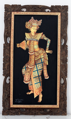 Balinese Dancer - Attributes of the Divine by Sumertha Original Fine Art from Ketut Rudi