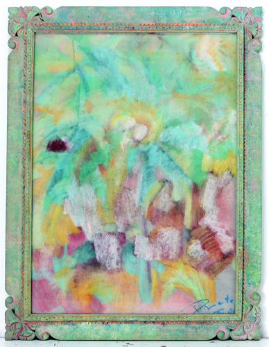 Coconuts in the Jungle by Elisabeth Pirat Original Fine Art from Ketut Rudi