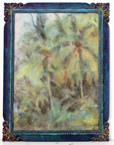 Palm Trees by Elisabeth Pirat Original Fine Art from Ketut Rudi