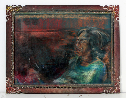 A View into the Soul by Elisabeth Pirat Original Fine Art from Ketut Rudi