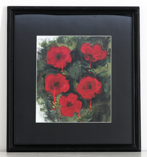 Hibiscus by Purwadi Original Fine Art from Ketut Rudi